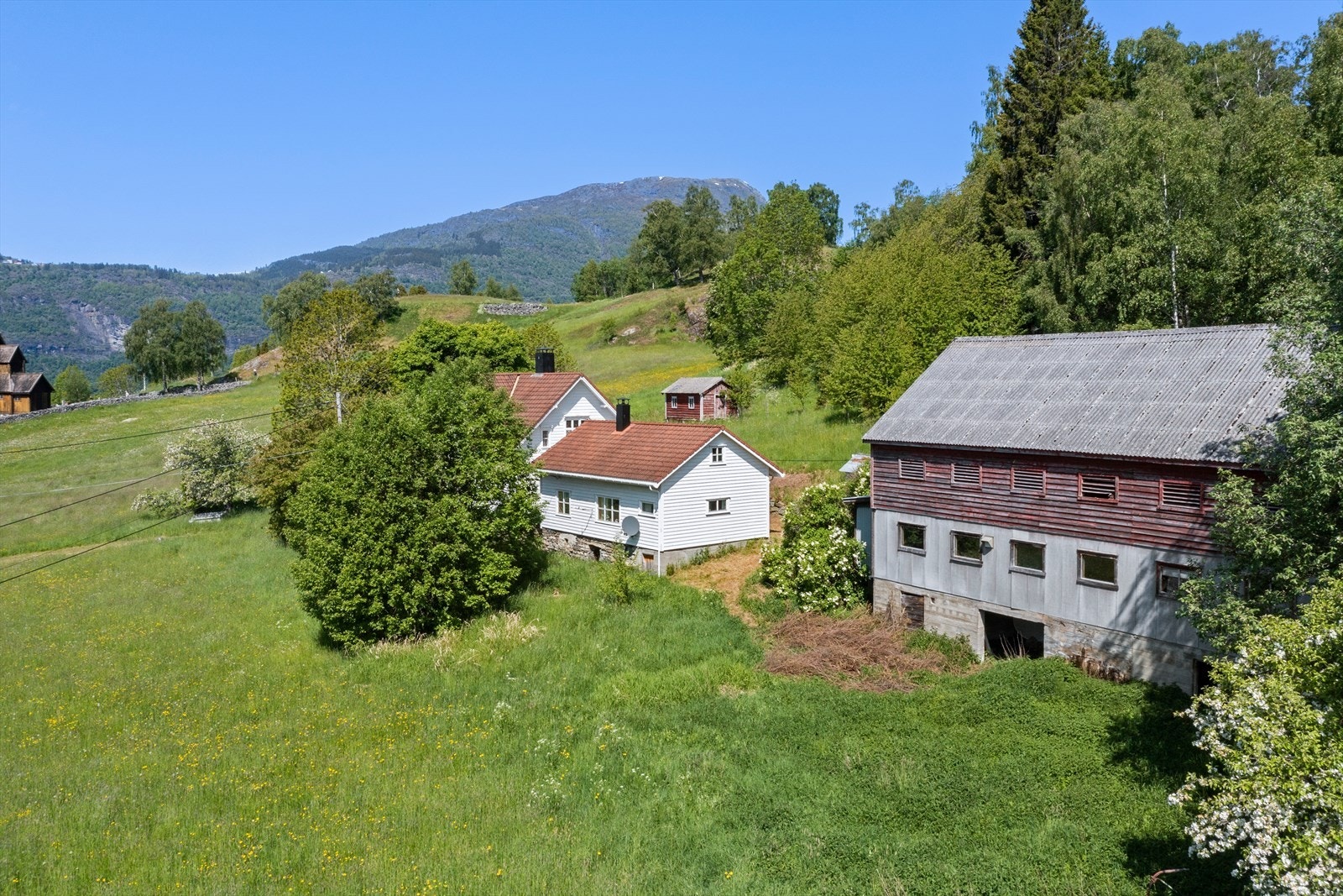 Tidlegare har det vore dyrehald på garden med sauer og det har vore dyrka frukt og grønnsaker. Galleribilde