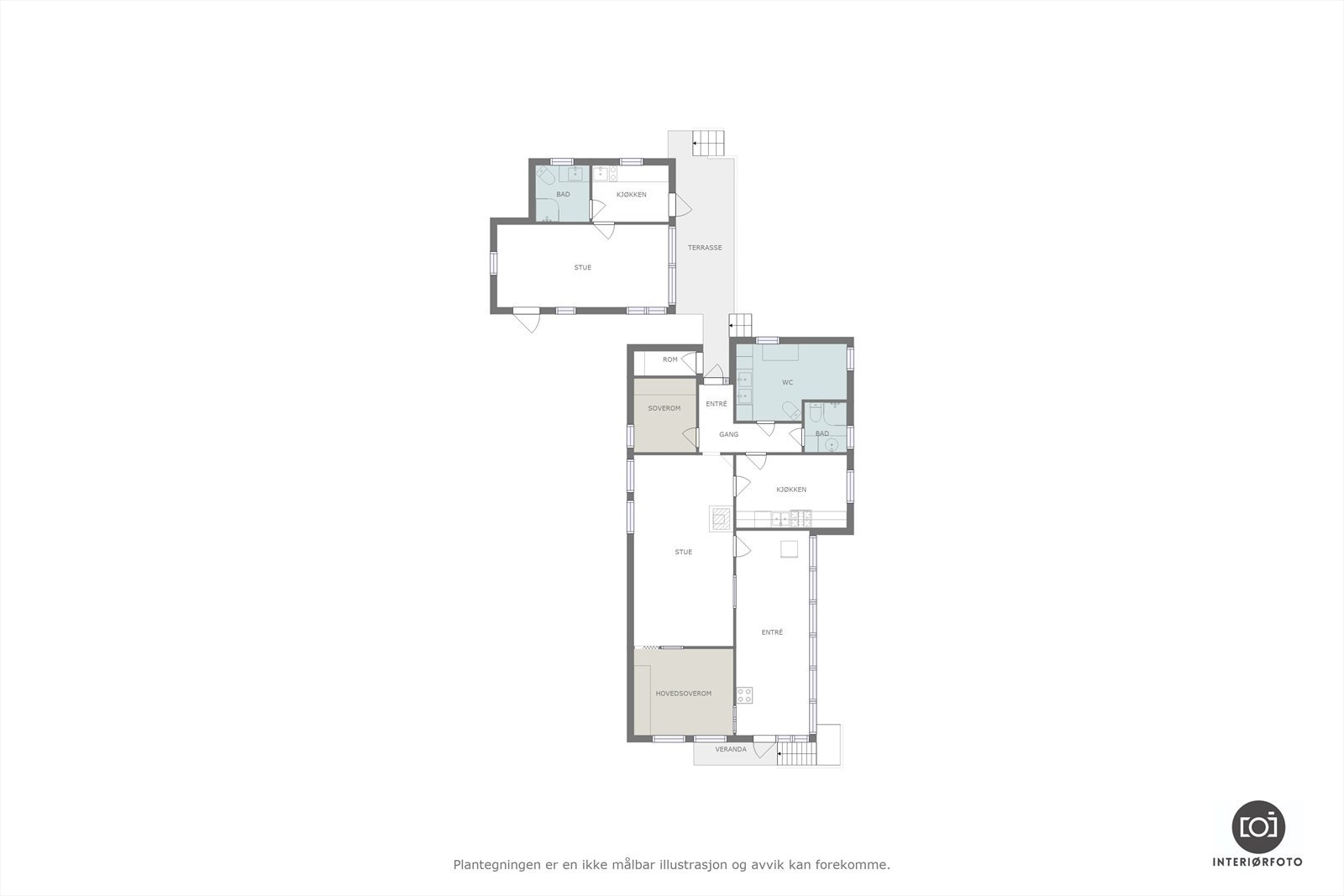 Plantegning Galleribilde