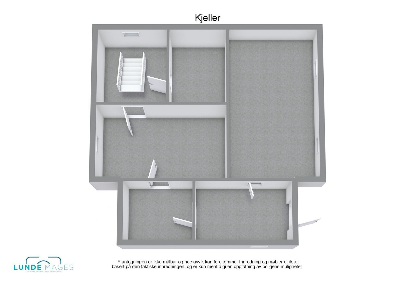 Kjeller 3D skisse - ikke målbar Galleribilde