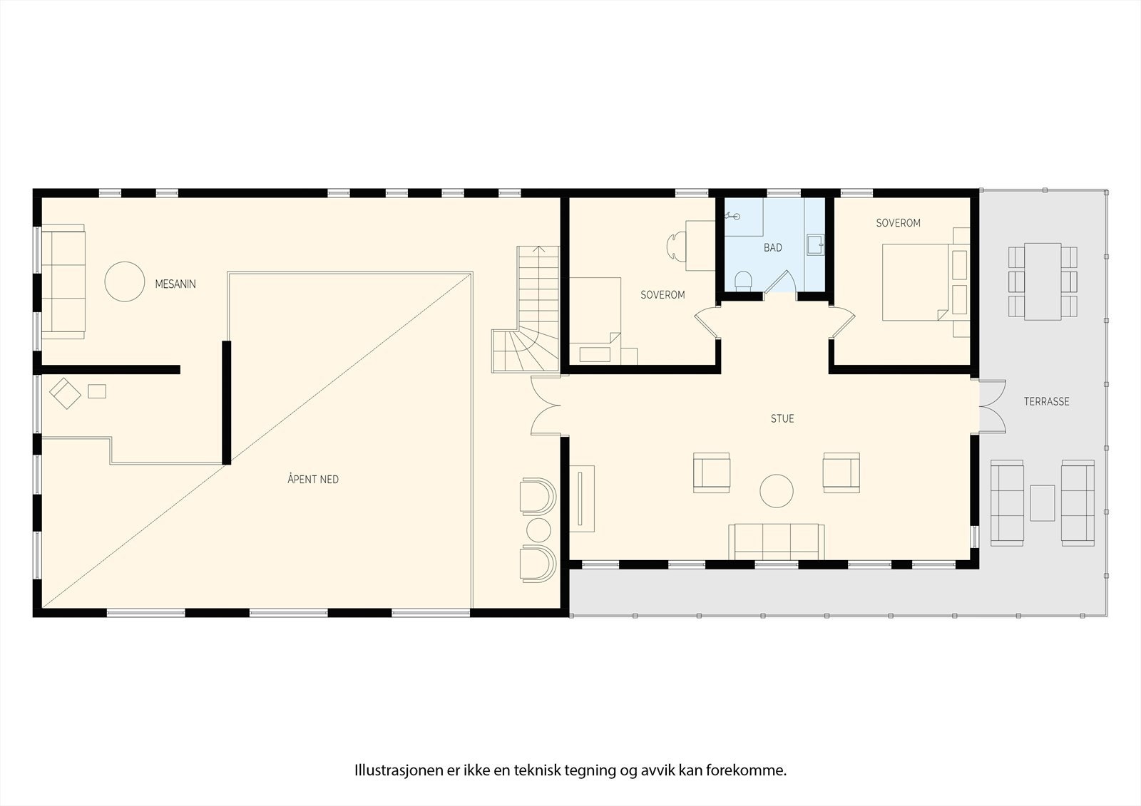 Plantegning 2. etg. Galleribilde
