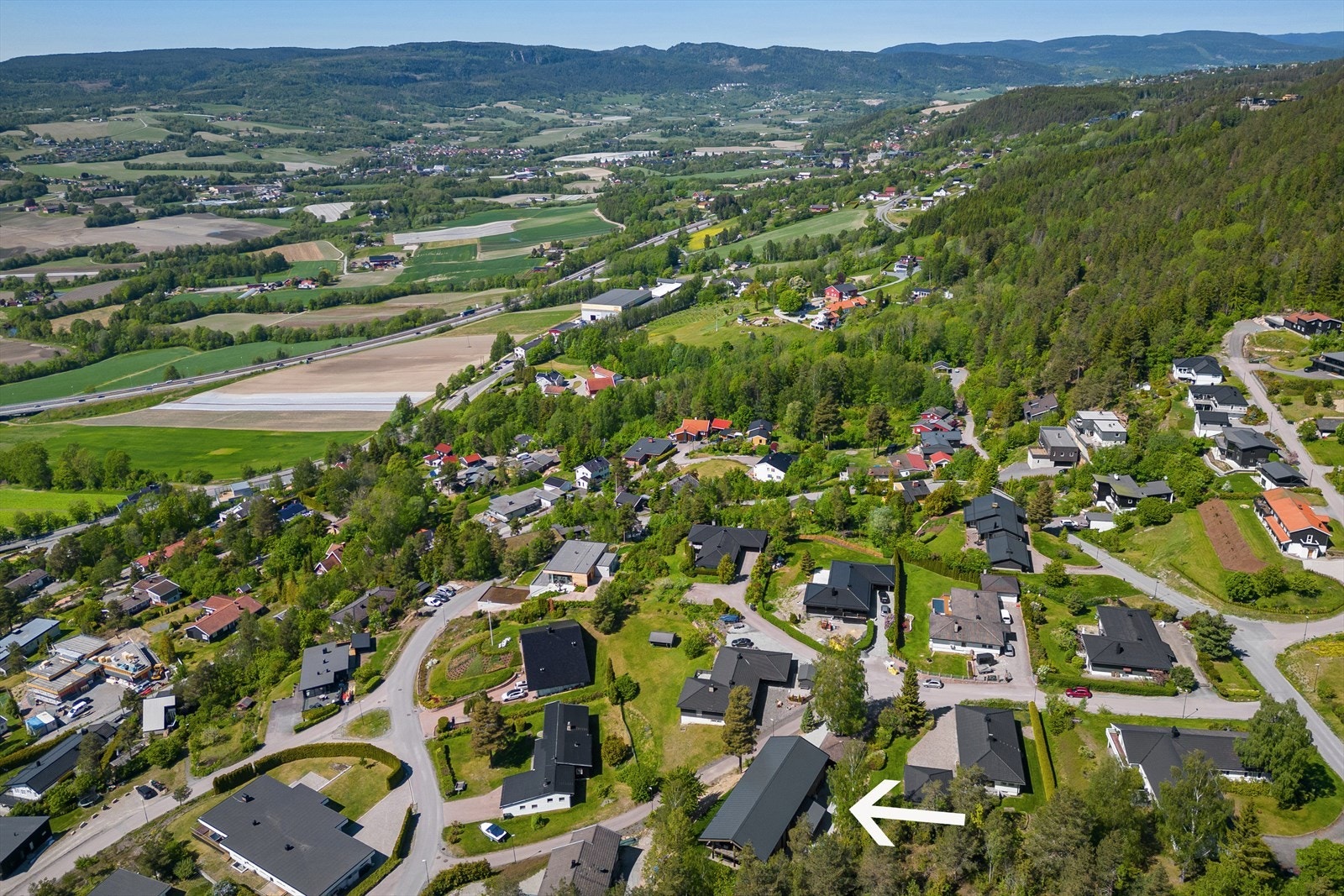 Dronefoto Galleribilde