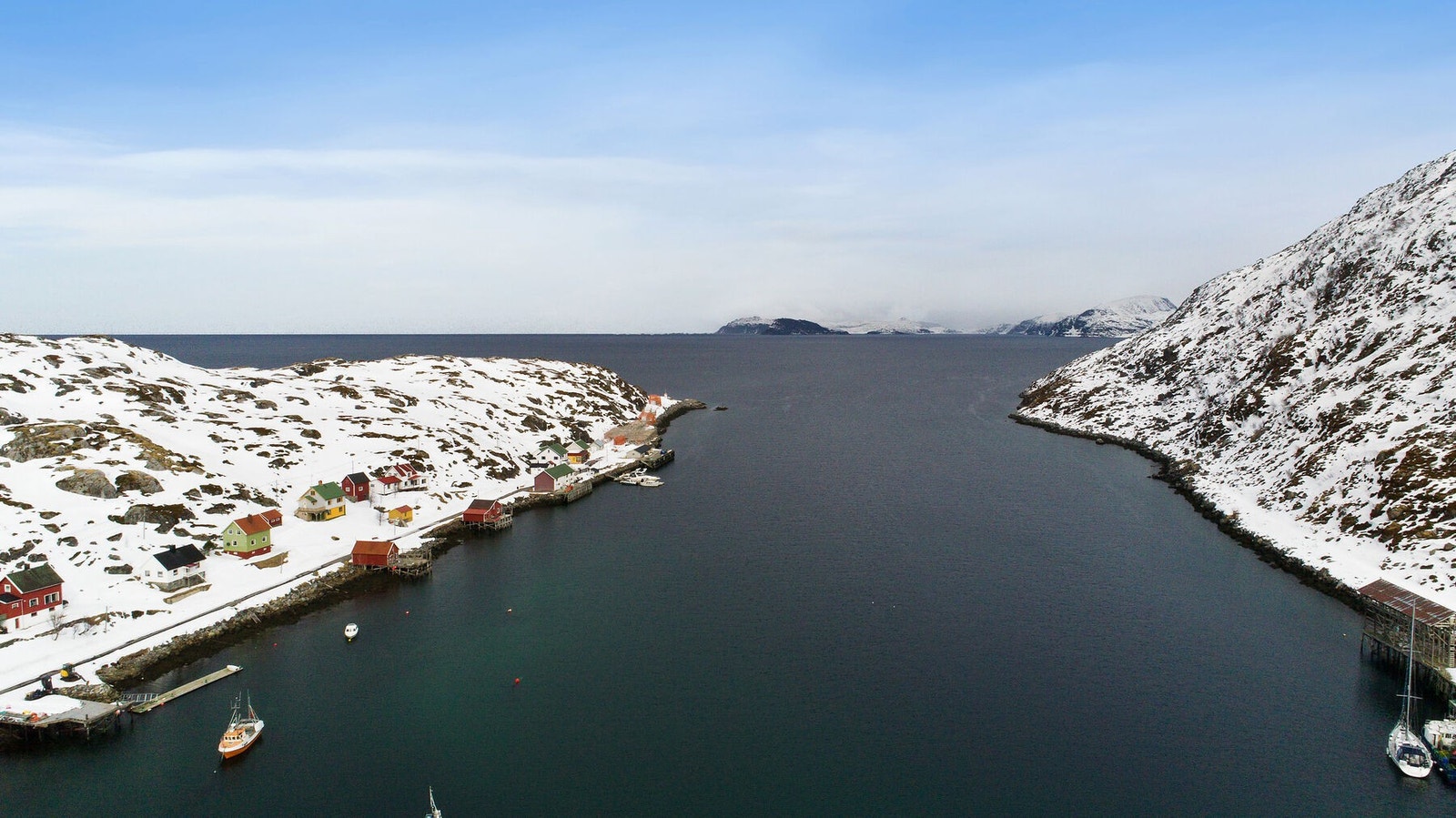 Kårhamnveien 6 (gammelt vinterbilde bilde) Galleribilde