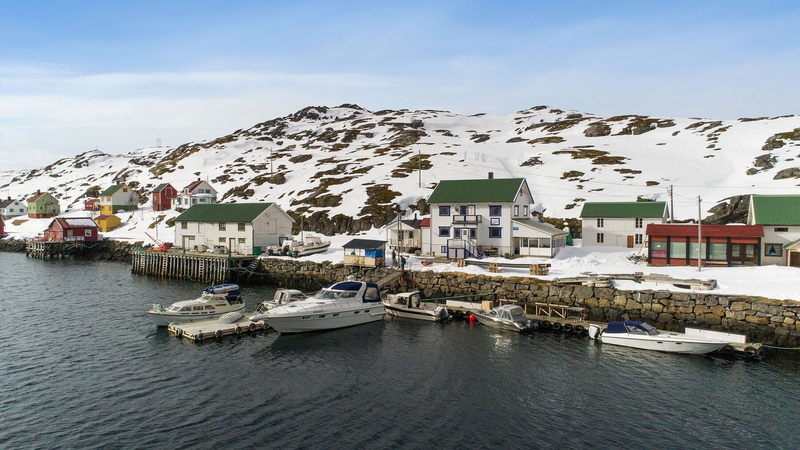 Kårhamnveien 6 (gammelt vinterbilde bilde) Galleribilde