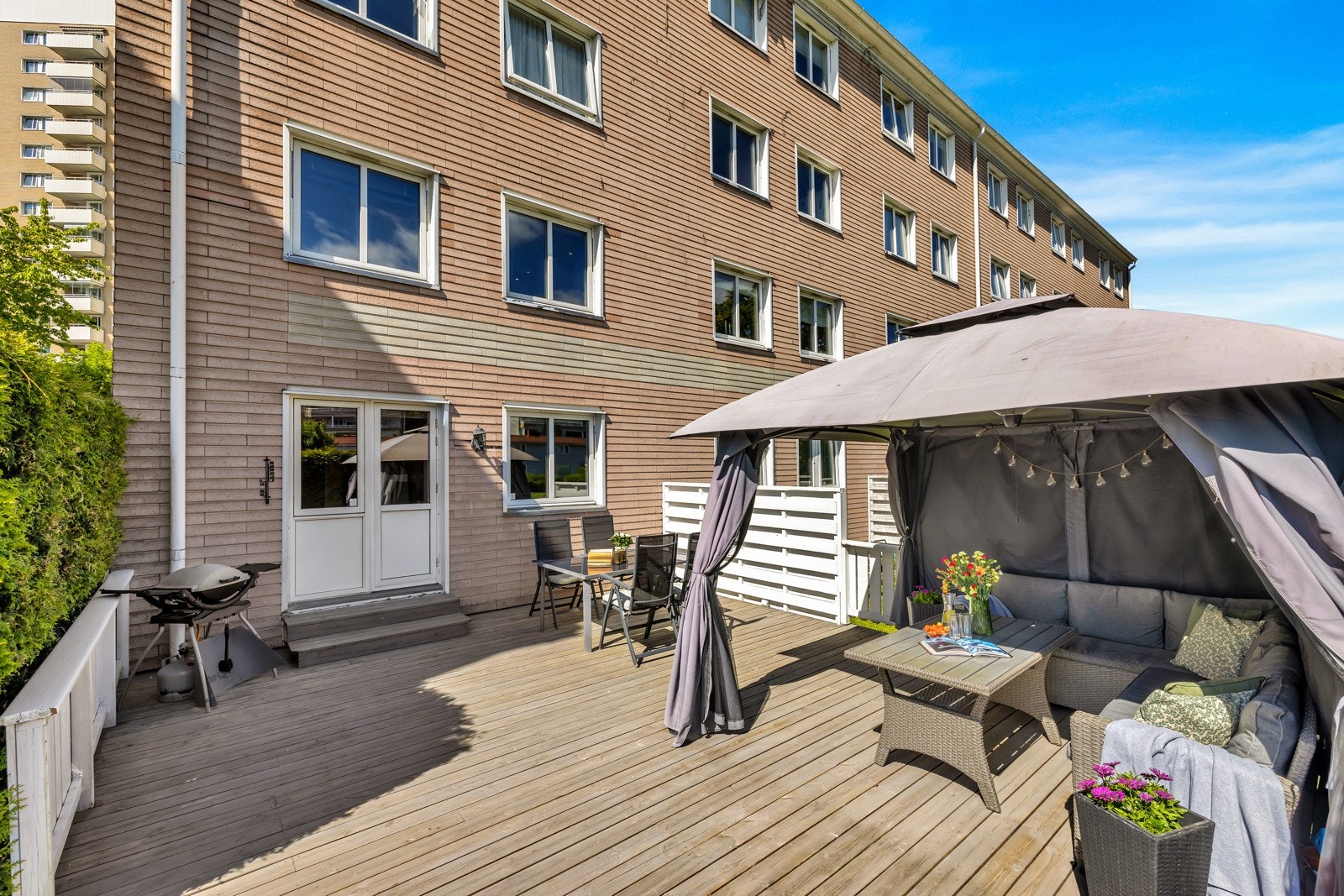 Stor terrasse på 38 kvm Galleribilde