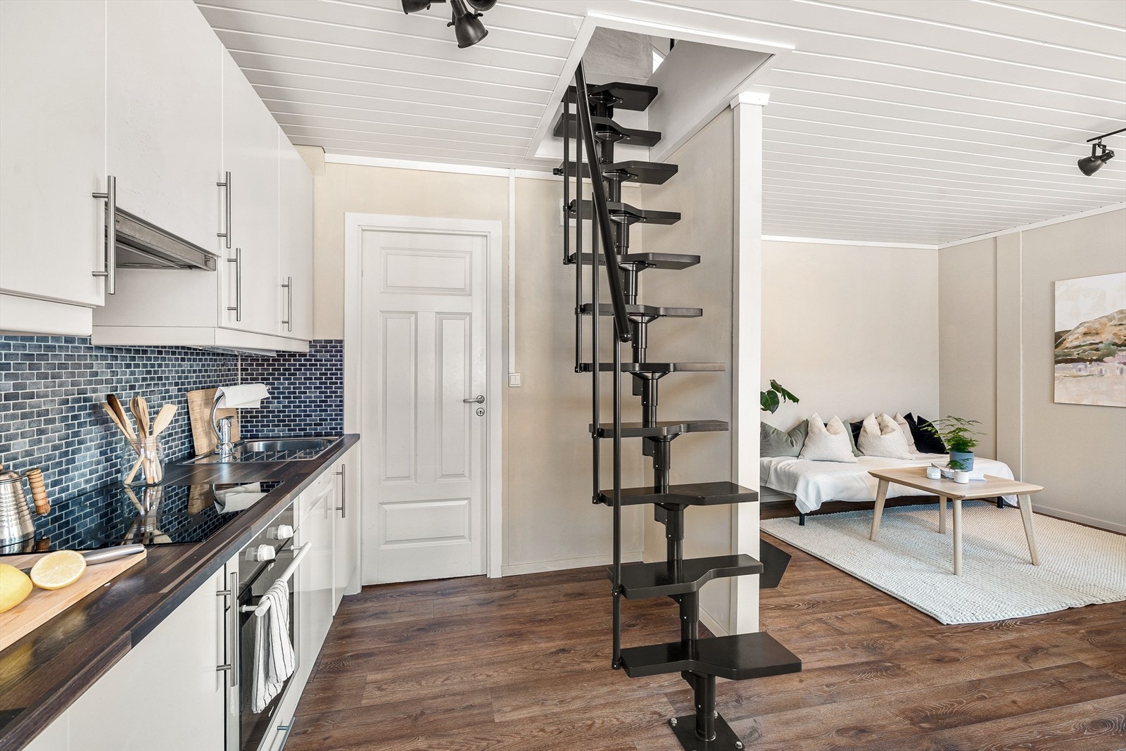 Vi beveger oss opp på loftet. Galleribilde