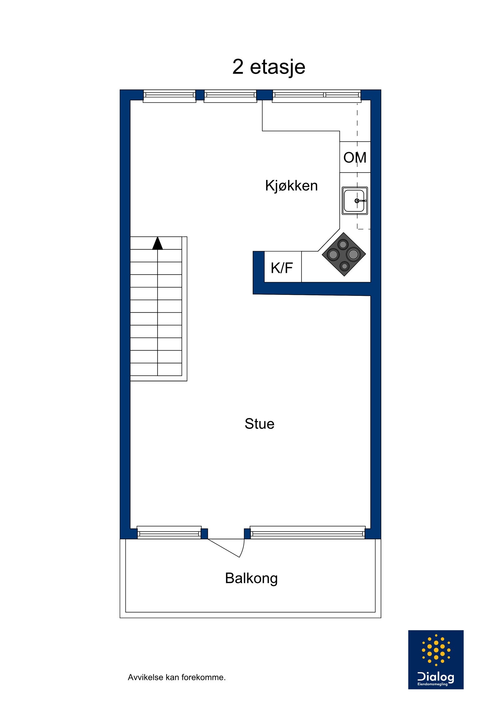Plantegning hovedetasje Galleribilde