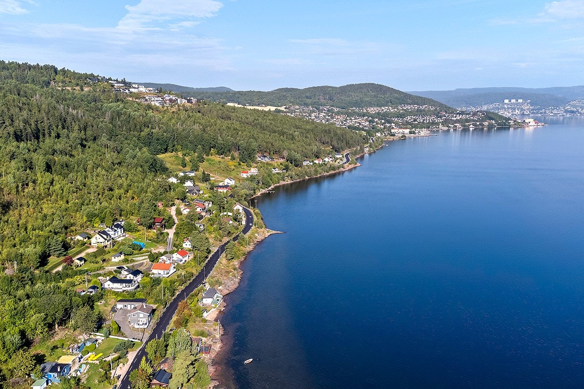 Det er ca 15 minutter til Svelvik. Galleribilde