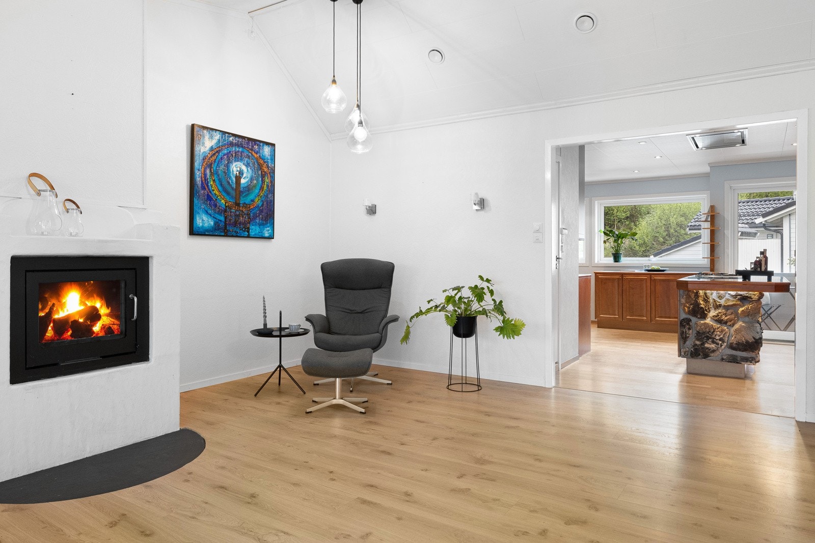 Med peisovn holder du deg god og varm hele året Galleribilde
