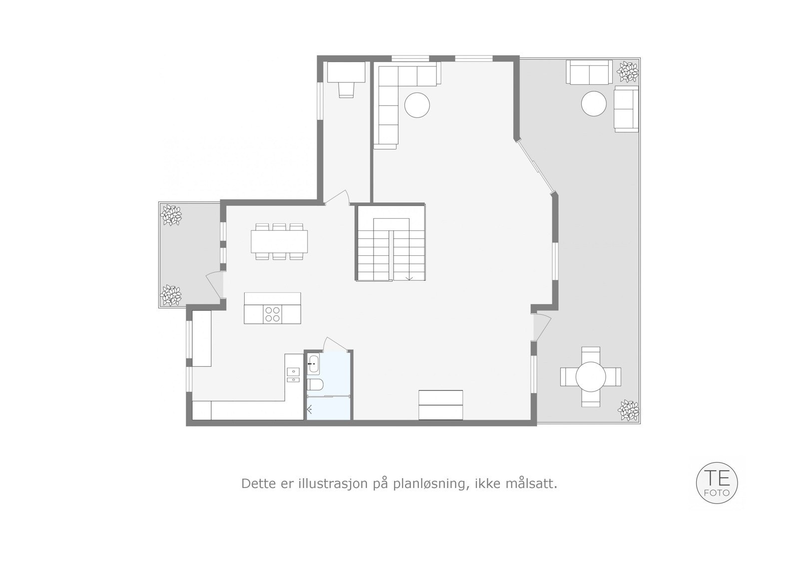 Planskisse 2. etasje Galleribilde