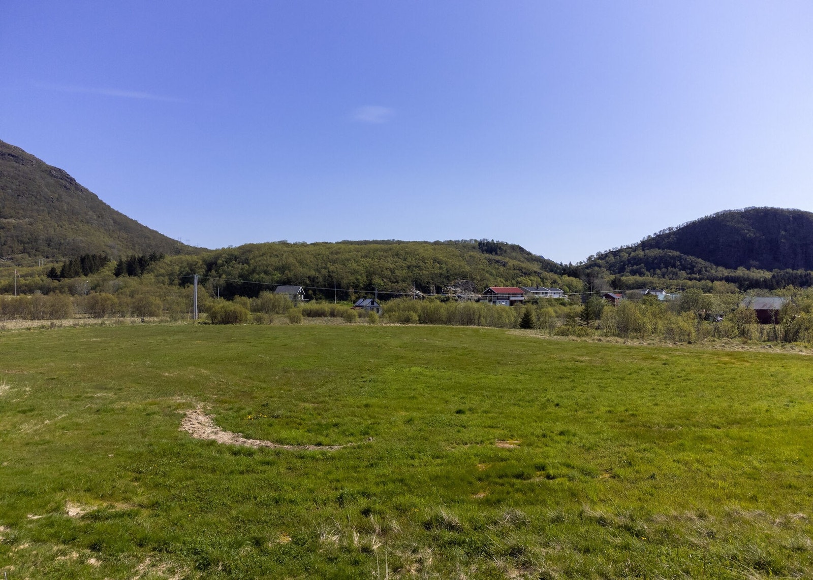 Del av uteområdet Galleribilde
