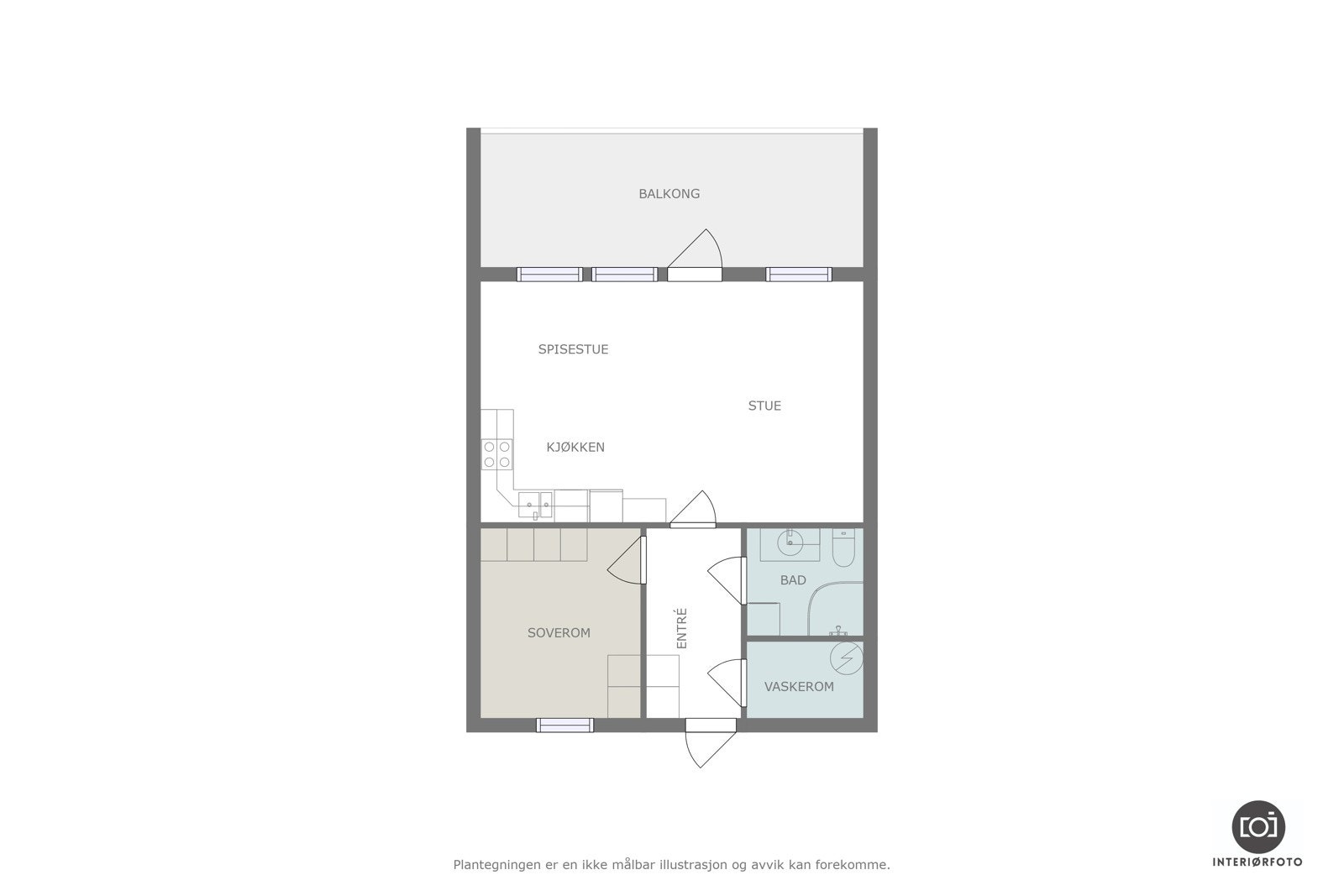 Plantegning Galleribilde