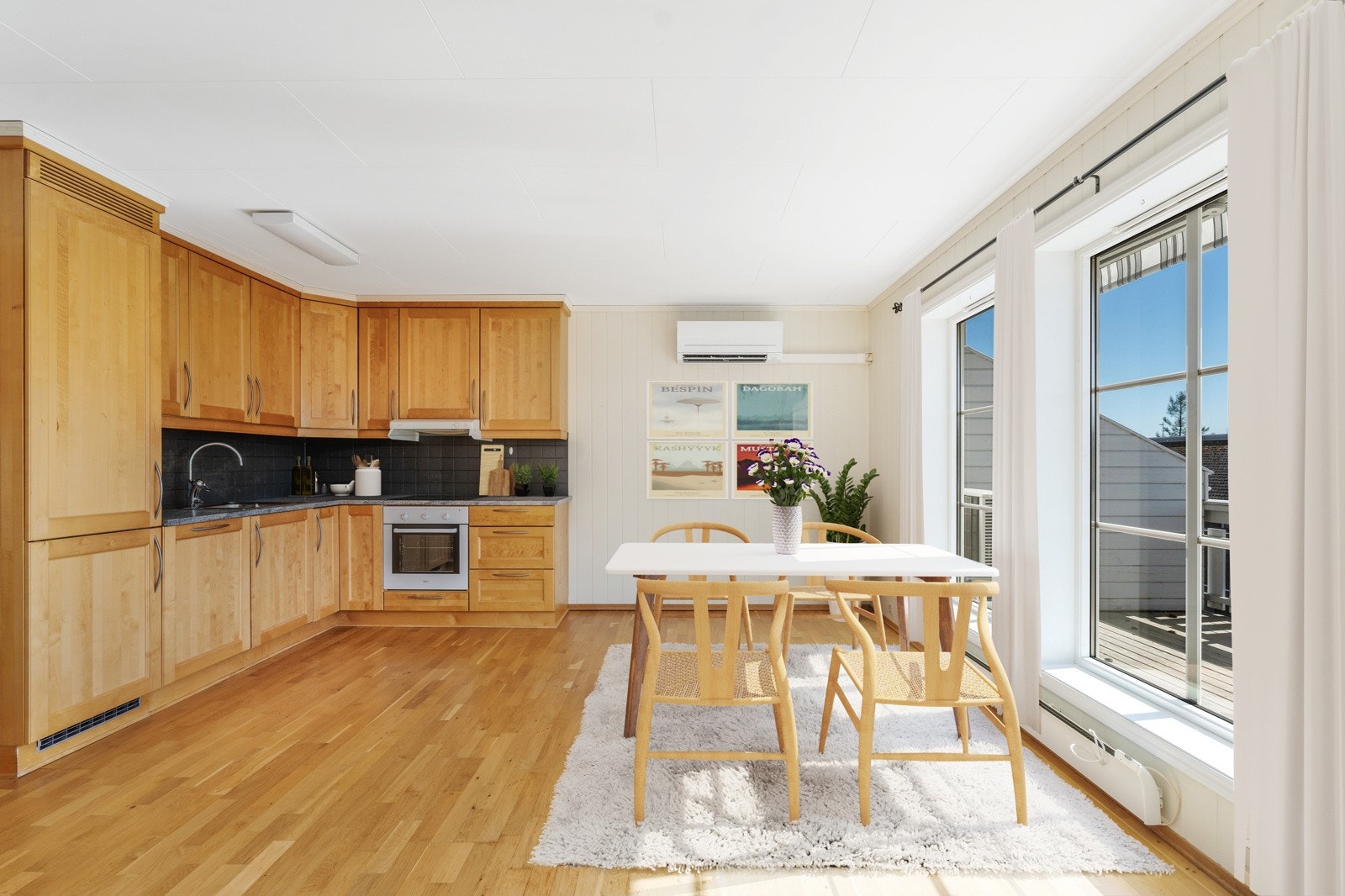 Kjøkken - digitalt møblert, avvik kan forekomme Galleribilde