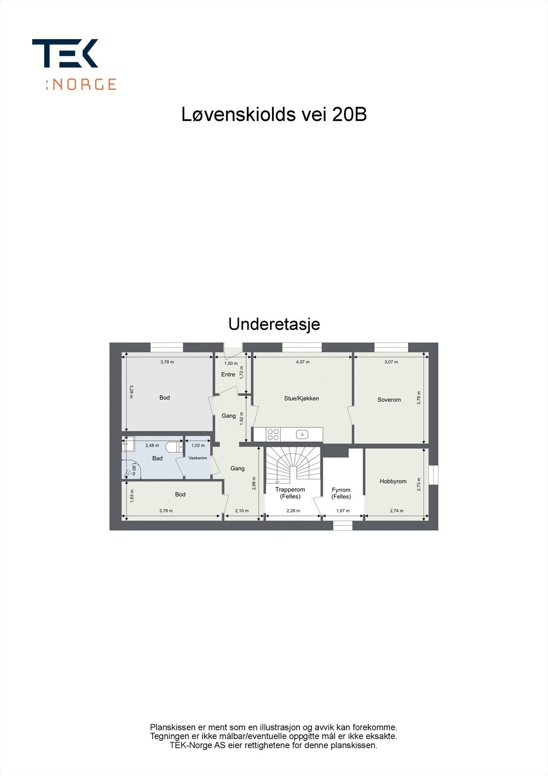Underetasje Galleribilde