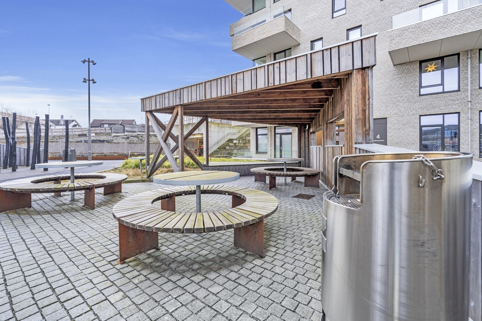 Pent opparbeidet fellesområde. Galleribilde