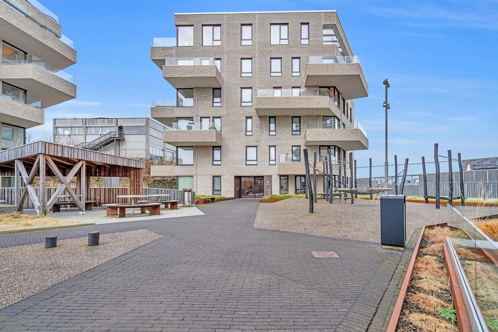 Pent opparbeidet fellesområde. Galleribilde