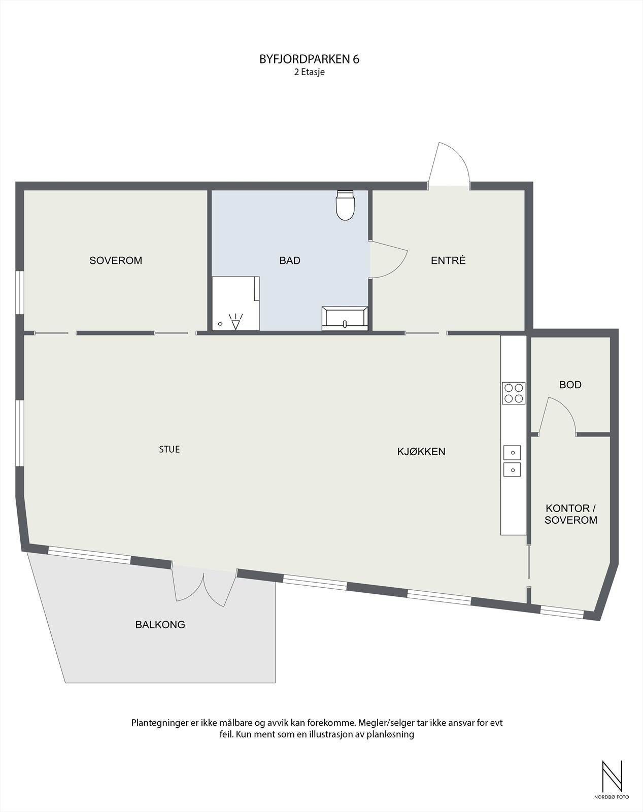 Plantegning. Galleribilde