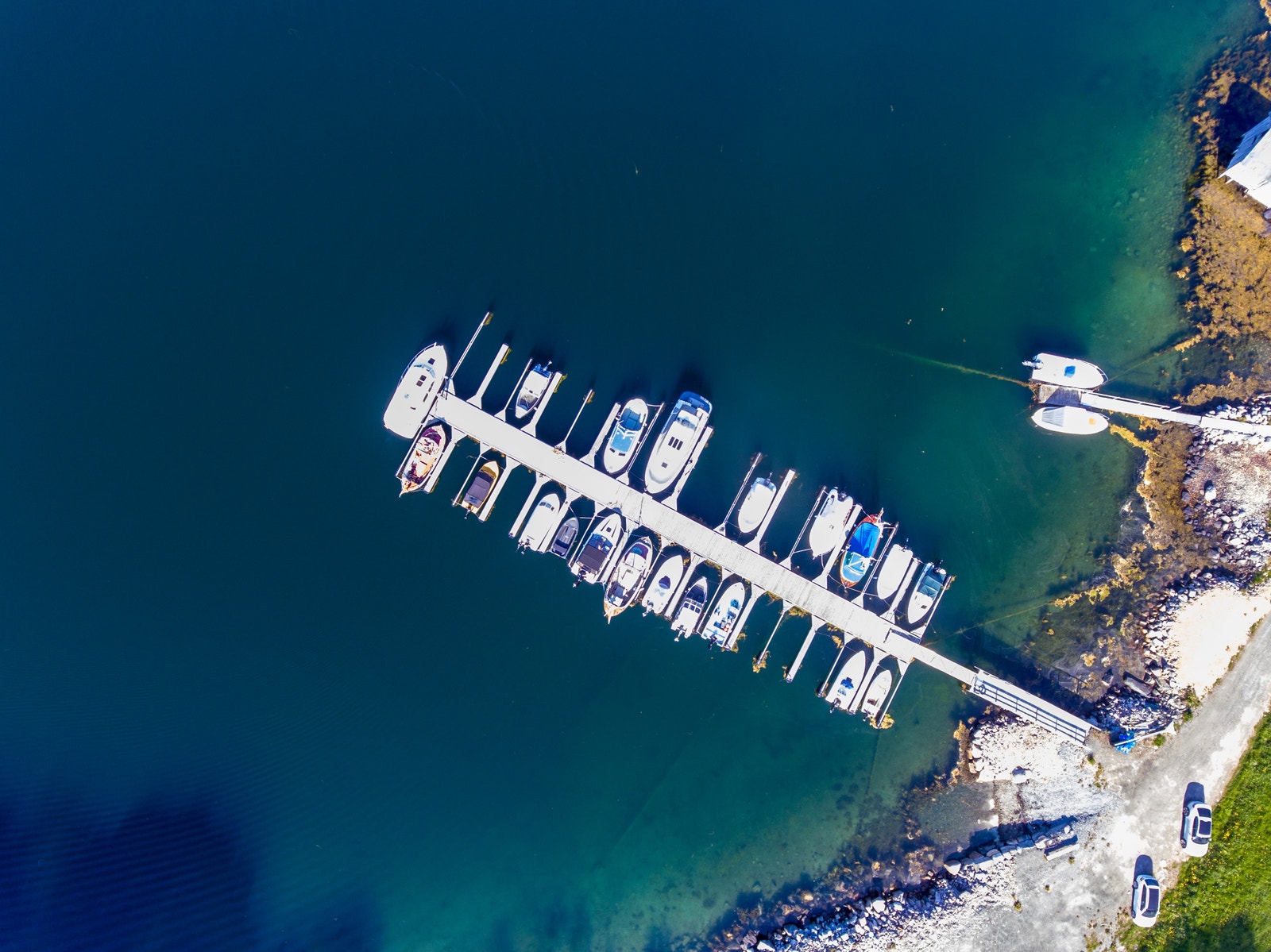 Lesundet er en helårs, isfri havn Galleribilde