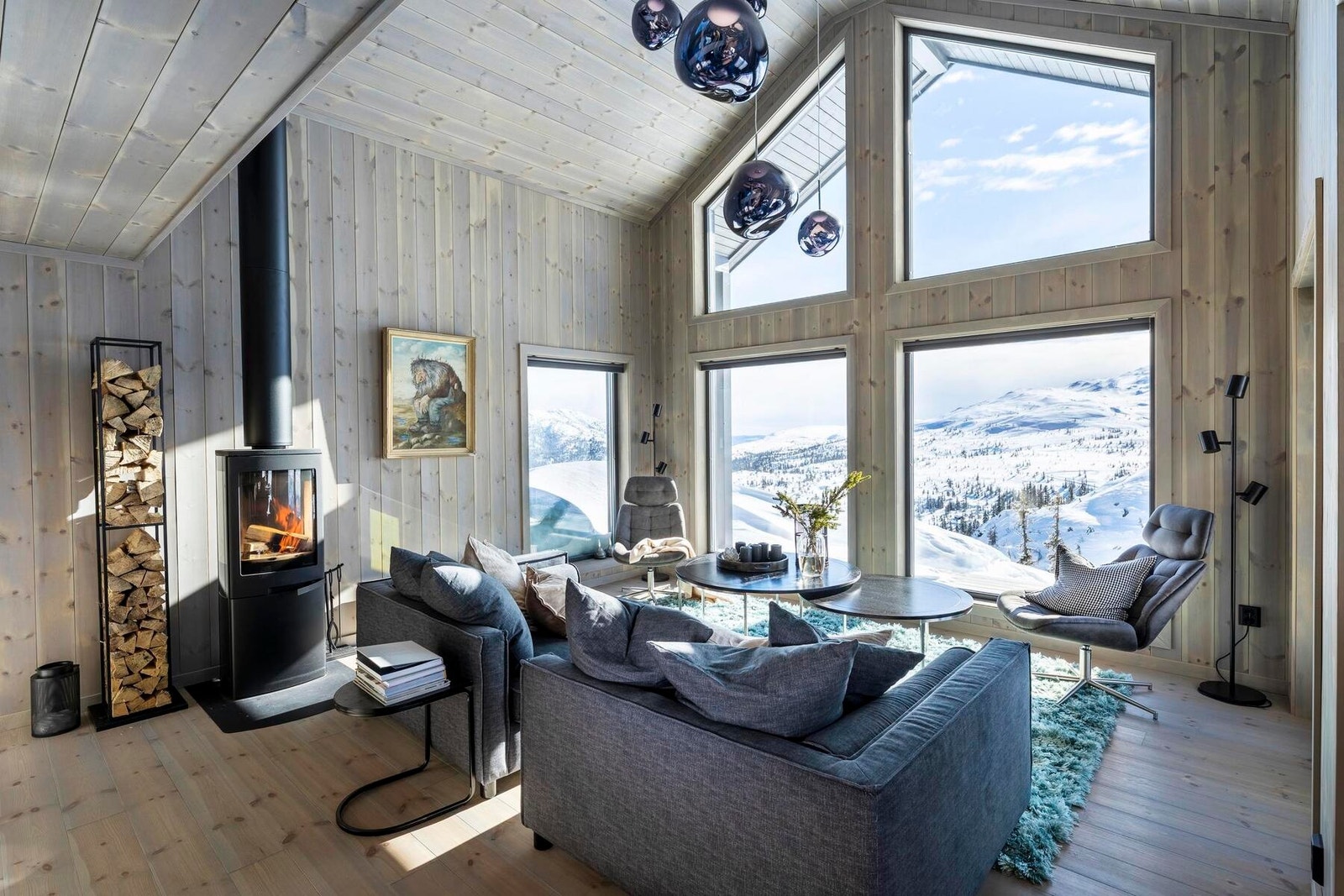 Til inspirasjon for møblering. Foto fra stue i Polar 88
i et annet prosjekt. Galleribilde