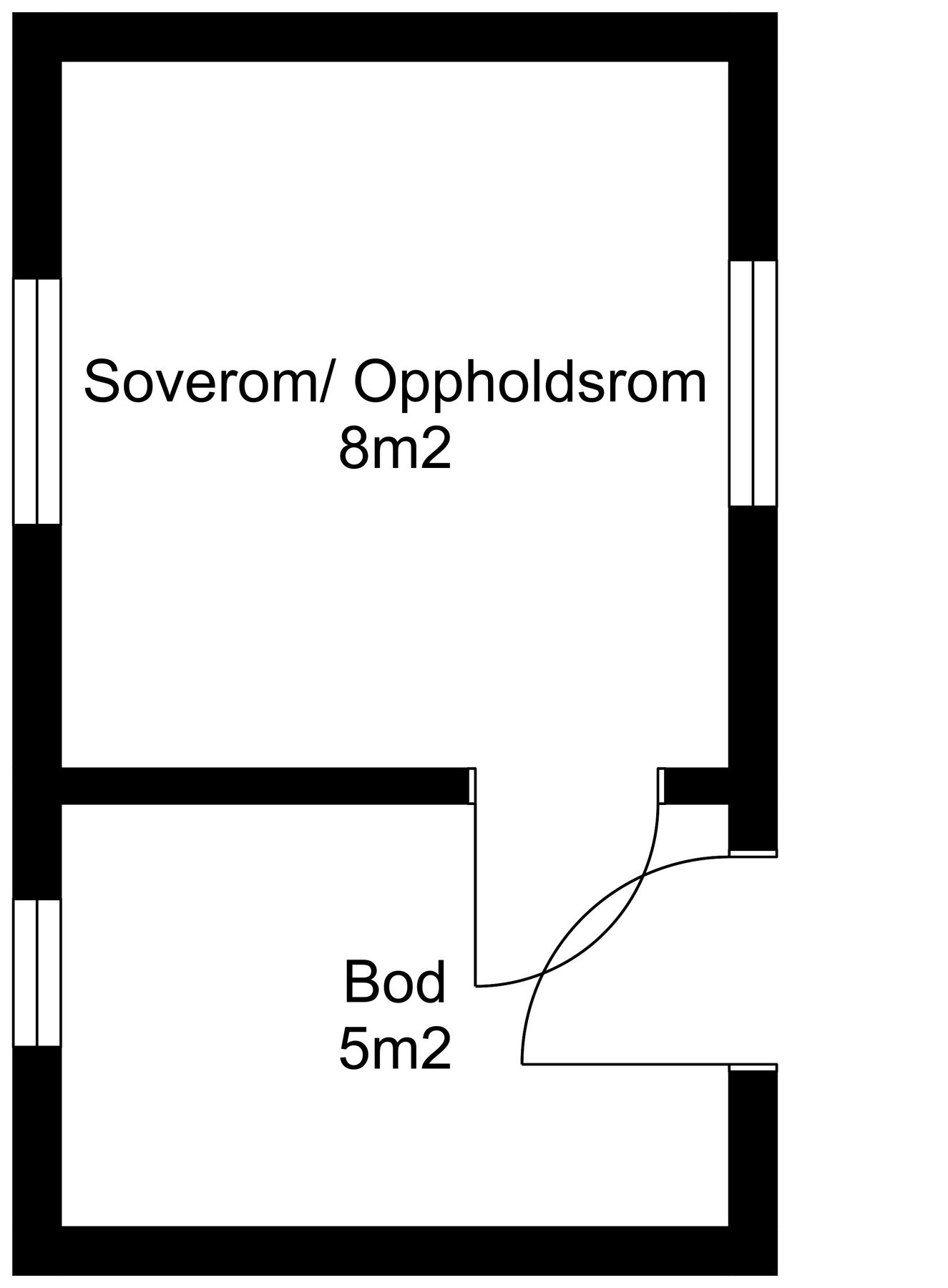 Planskisse anneks Galleribilde
