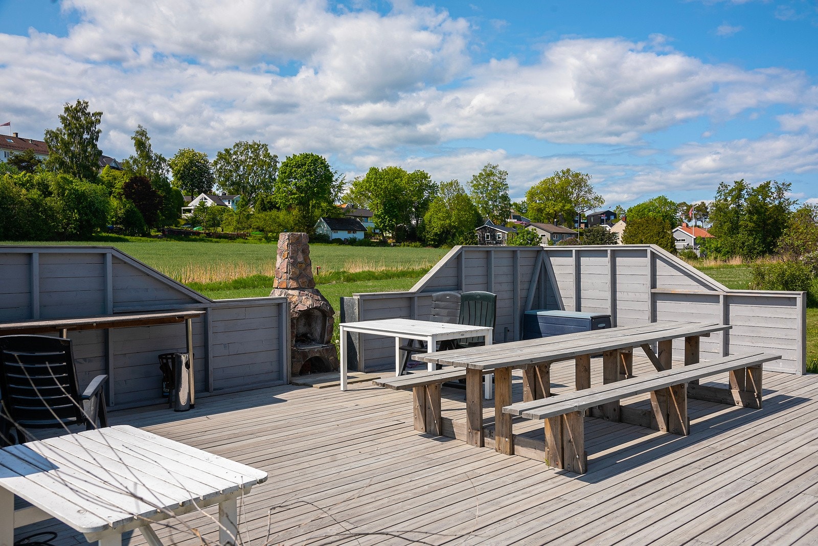 En hyggelig fellesplass for borettslaget. Galleribilde