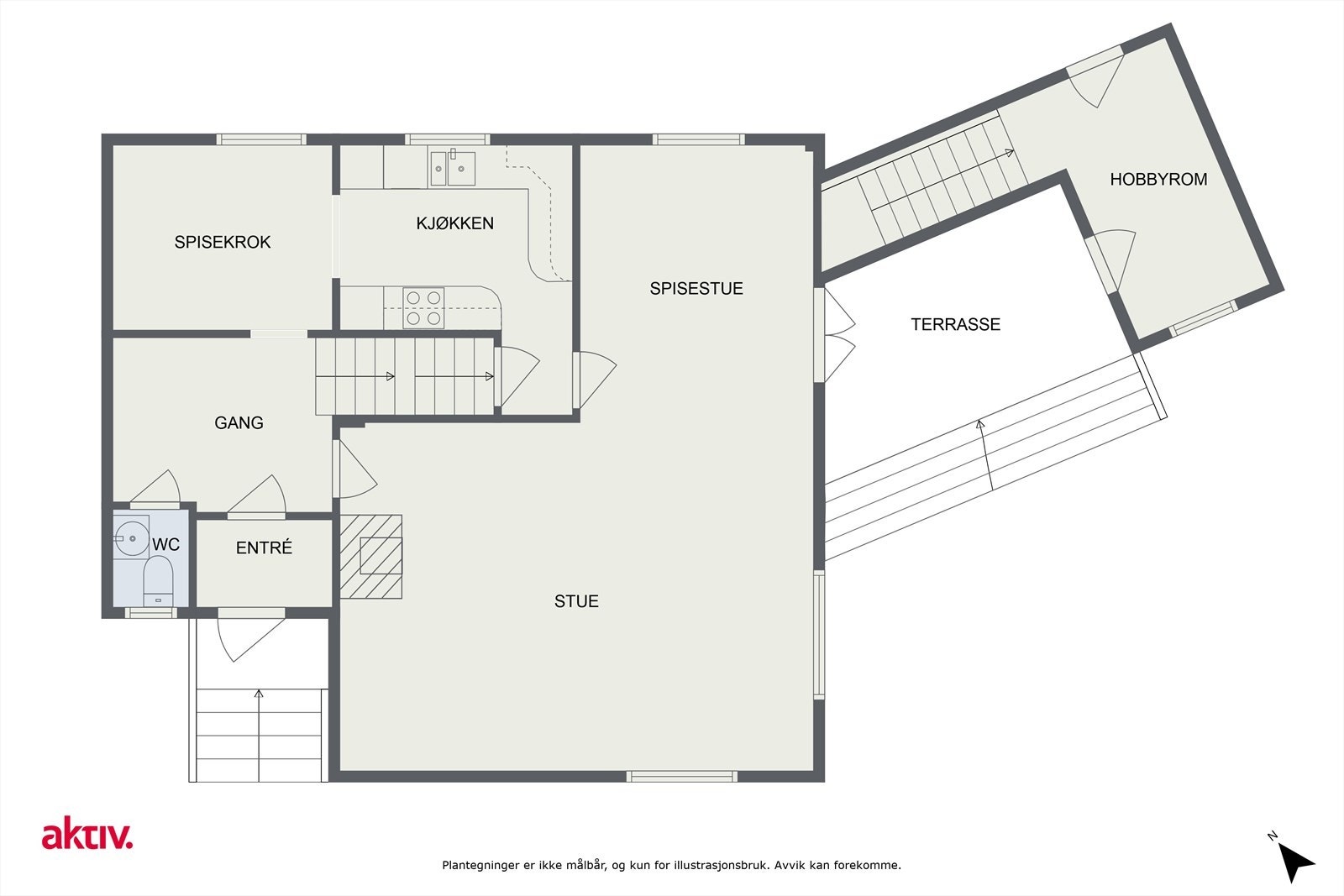 Plantegning Galleribilde