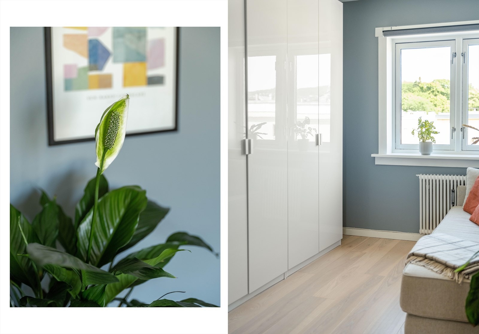 Det er god plass til både seng og et større garderobeskap. Galleribilde