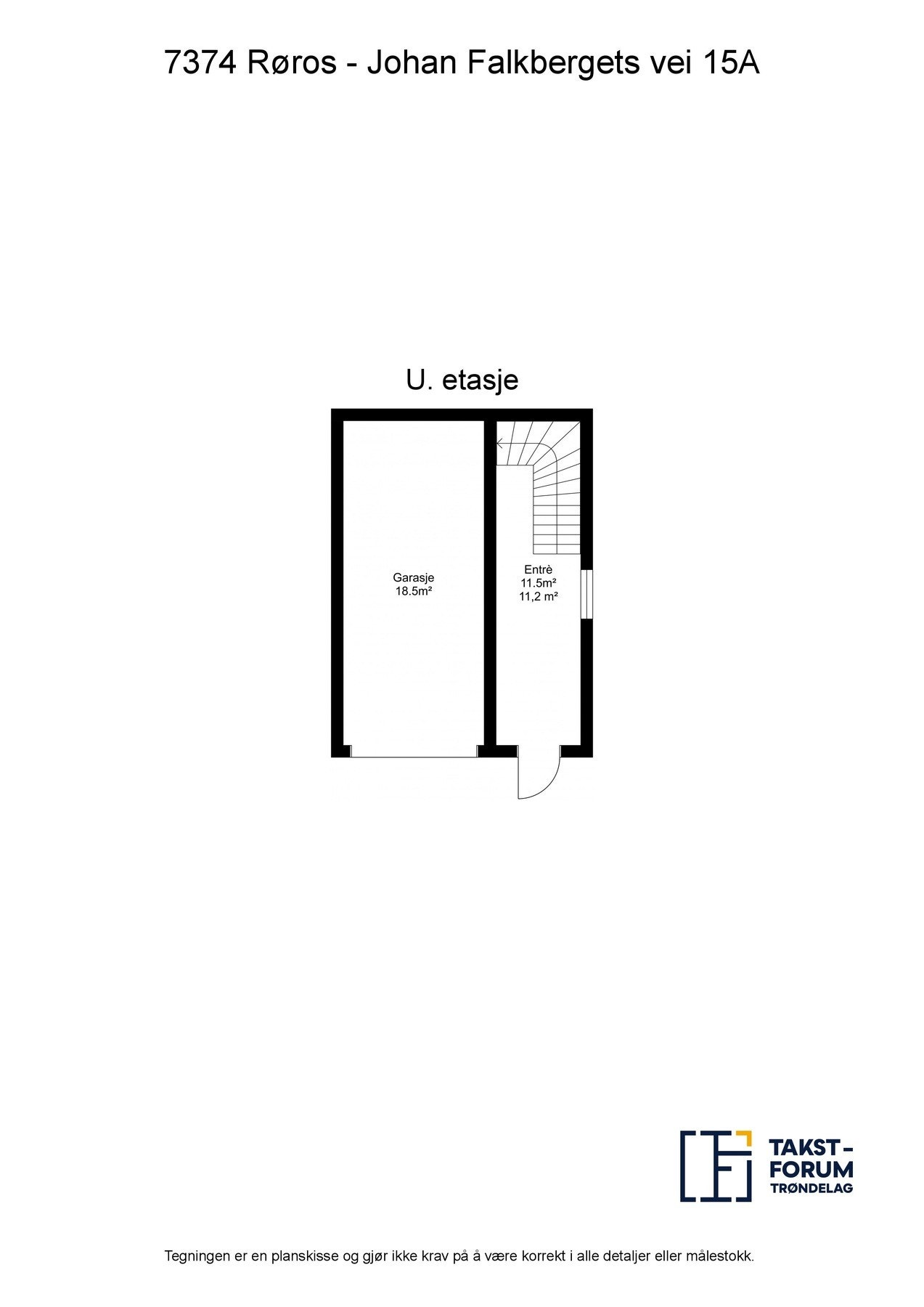 Planskisse sokkeletasje Galleribilde