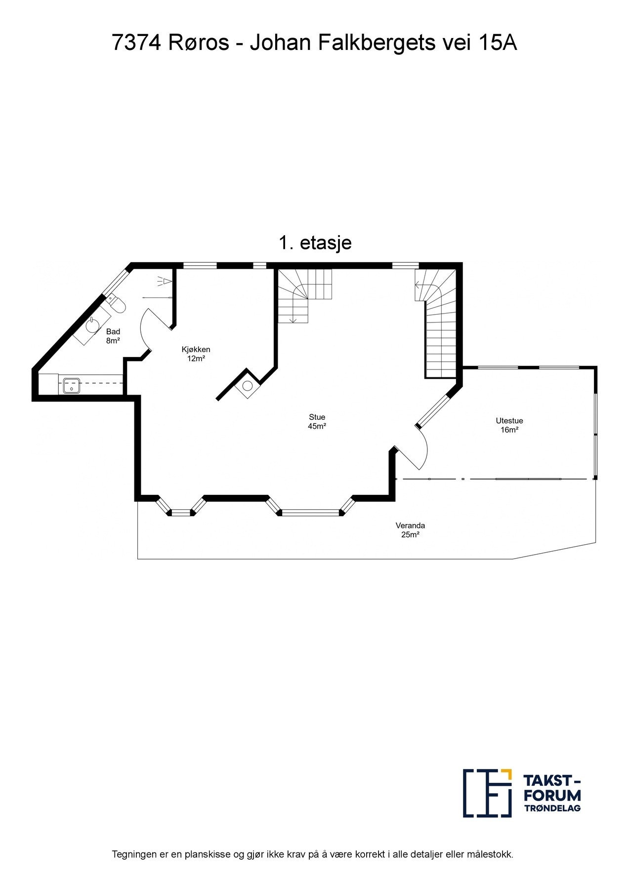 Planskisse 1.etasje Galleribilde