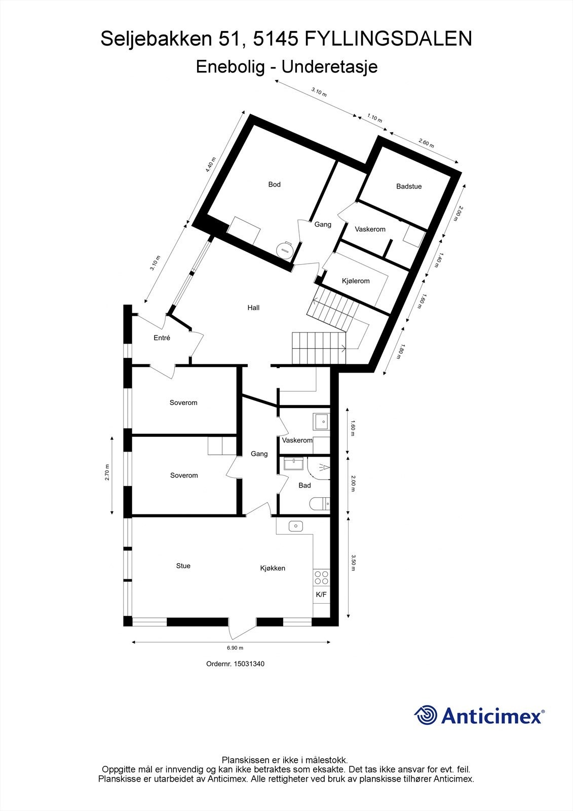 Plantegning 1. etasje. Galleribilde