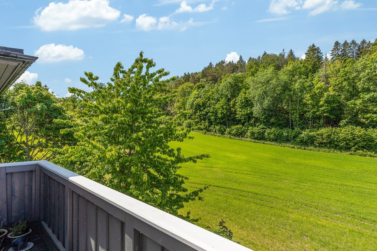 Fra stuen er det utgang til 12 kvm balkong. Galleribilde