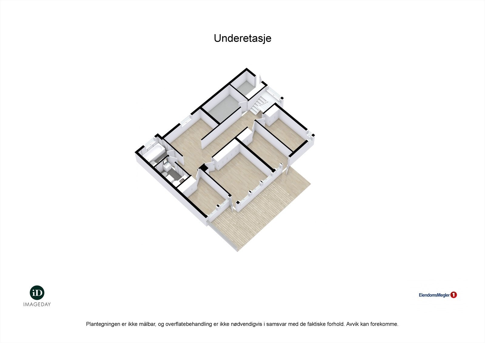 Plantegning underetasje. Galleribilde