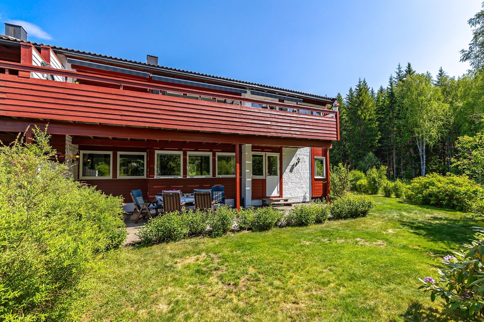 Hage med plass til lek og morro. Galleribilde