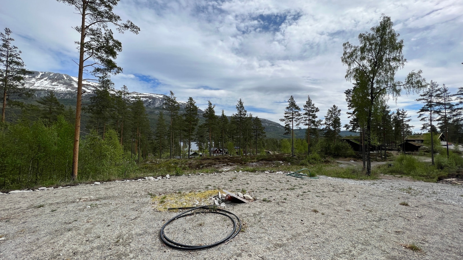 En av de tomtene er ferdig opparbeidet. Tomt 9. Galleribilde