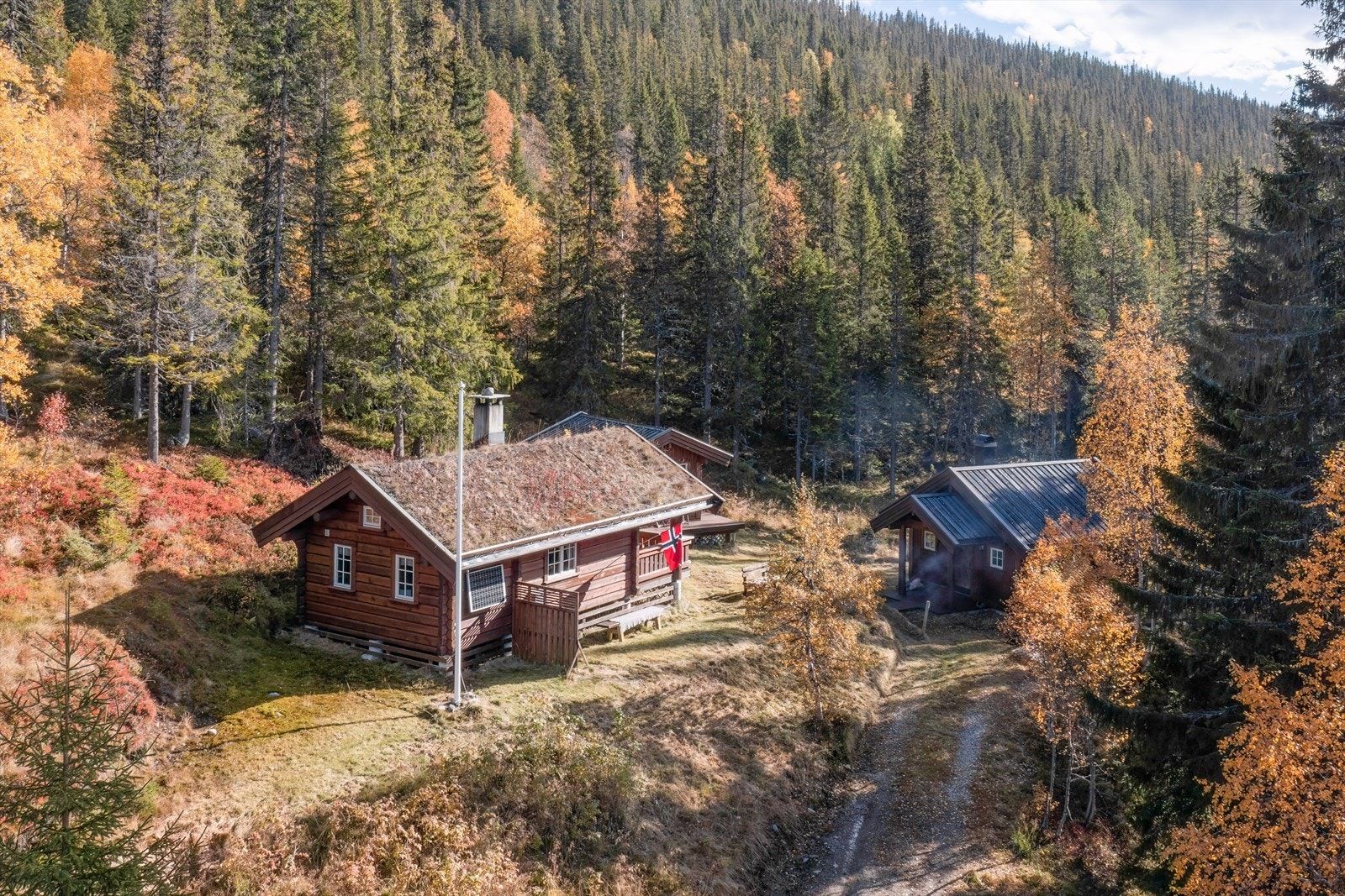 Hyttetun med fantastiske turmuligheter i umiddelbar nærhet Galleribilde