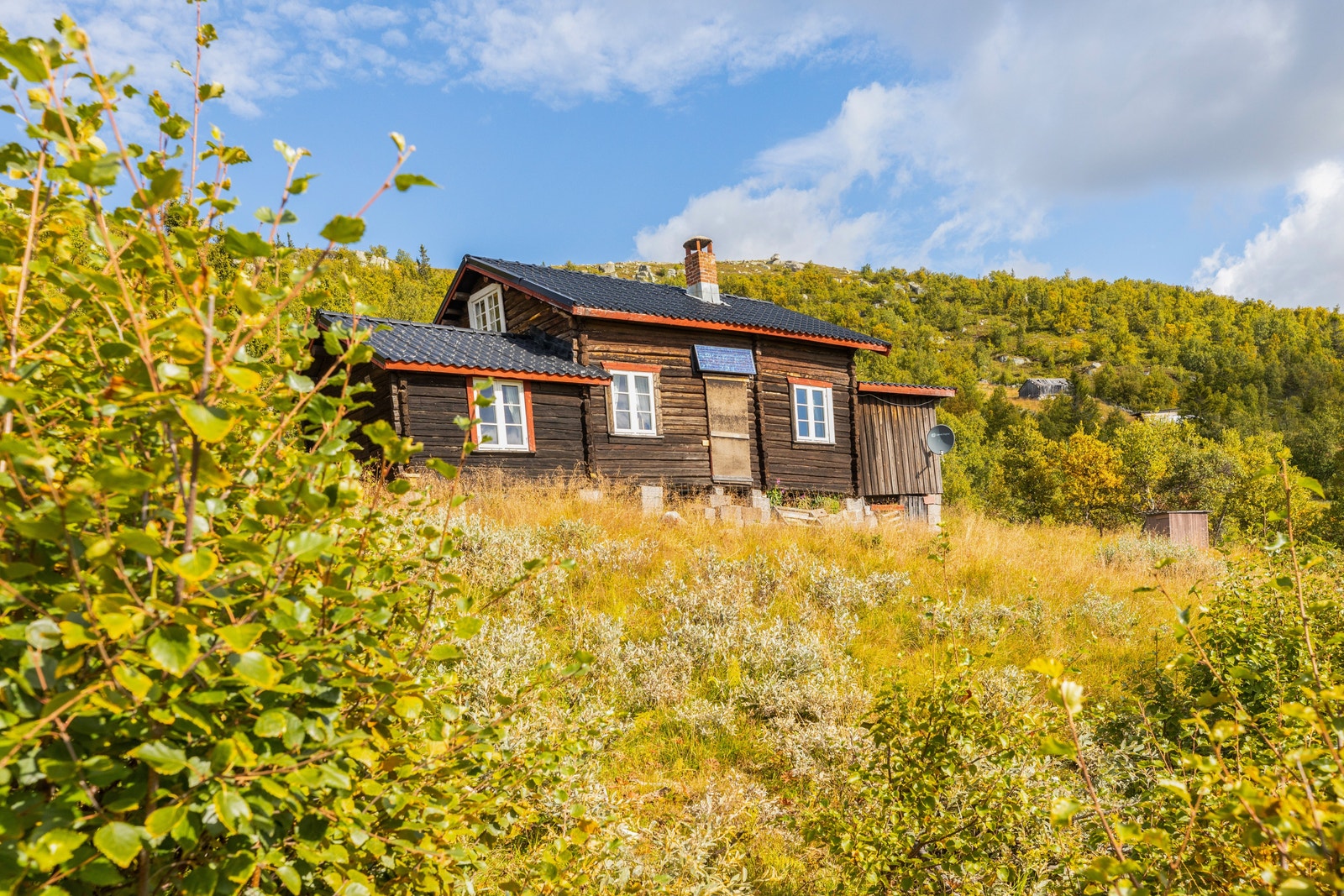Eldre hytte / seterbu - fantastisk natur - utsikt Galleribilde