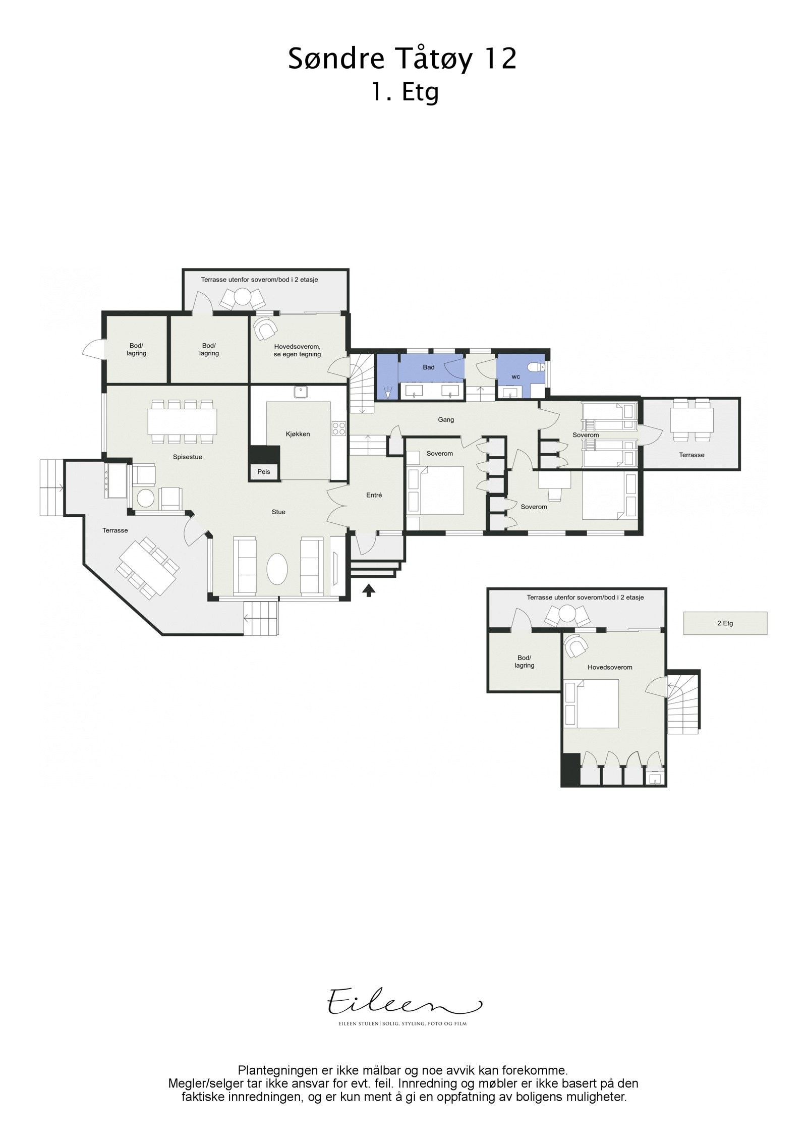 Plantegning Galleribilde