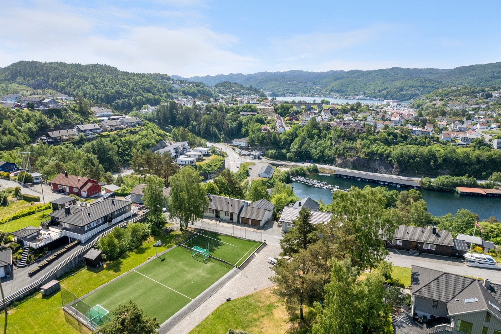 Dronebilde. Galleribilde