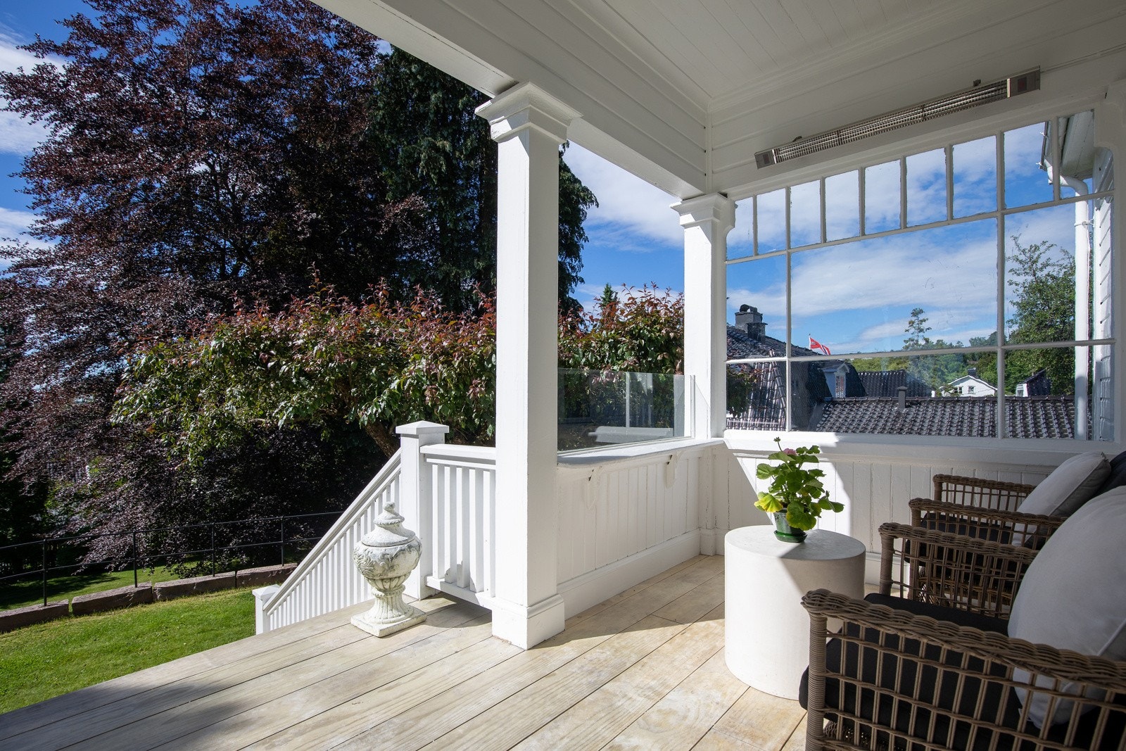 Overbygget veranda Galleribilde