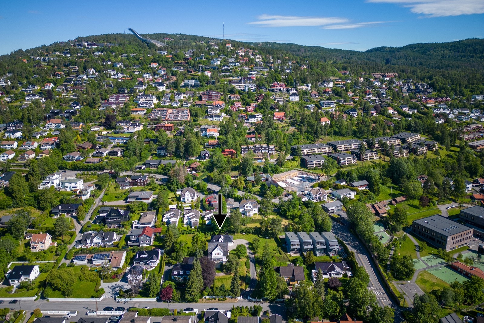 Dronebilde Galleribilde