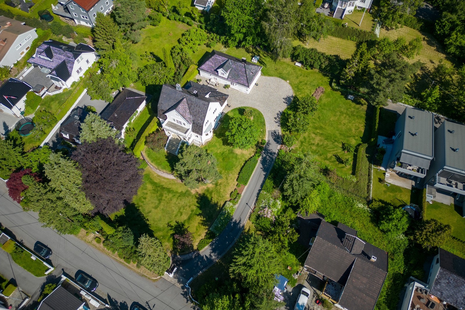 Dronebilde Galleribilde