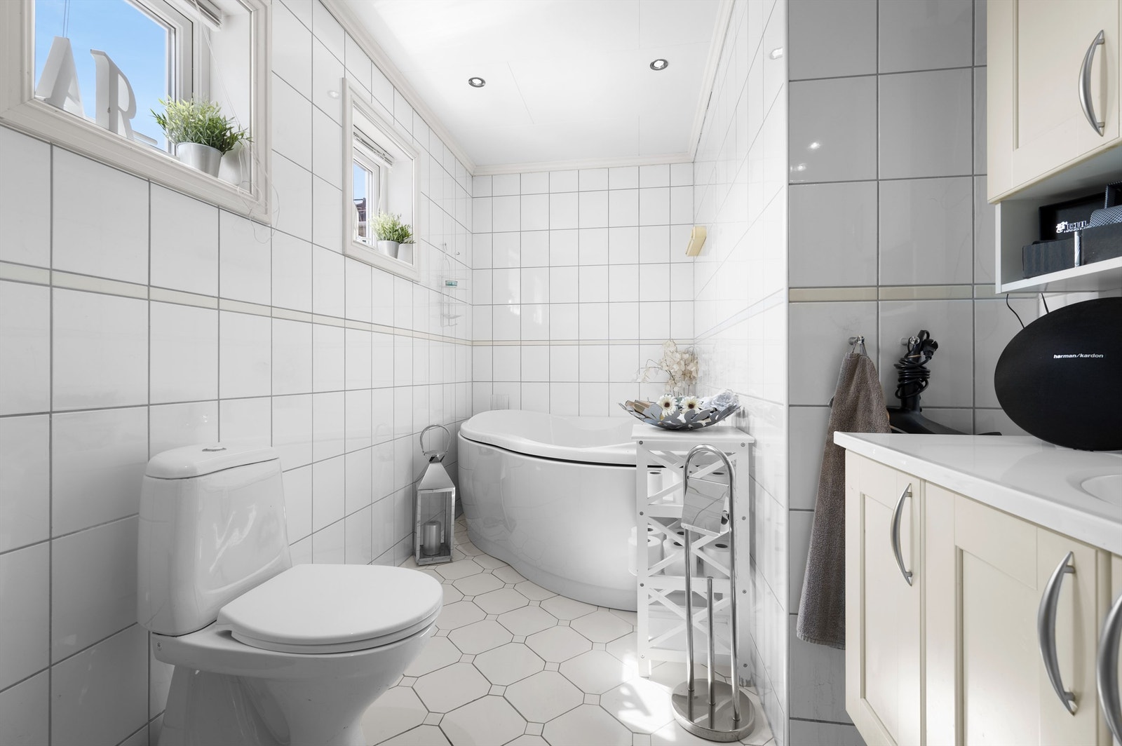 Baderom med badekar Galleribilde