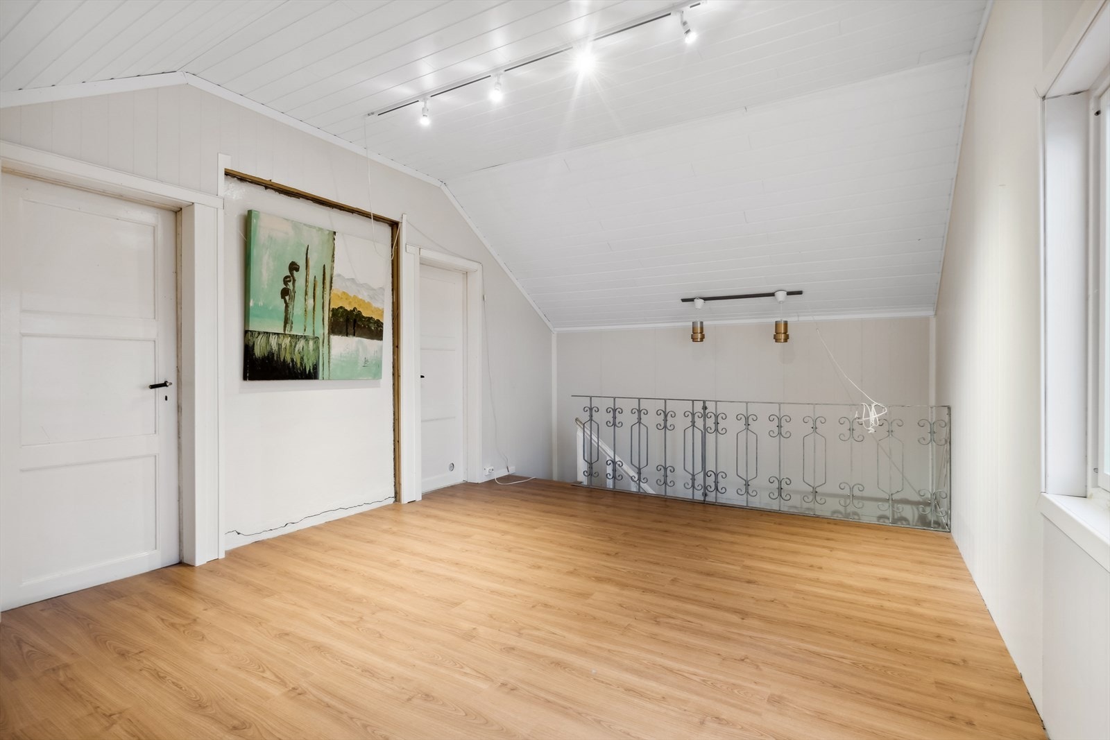 På loftet er det etablert loftstue. Galleribilde