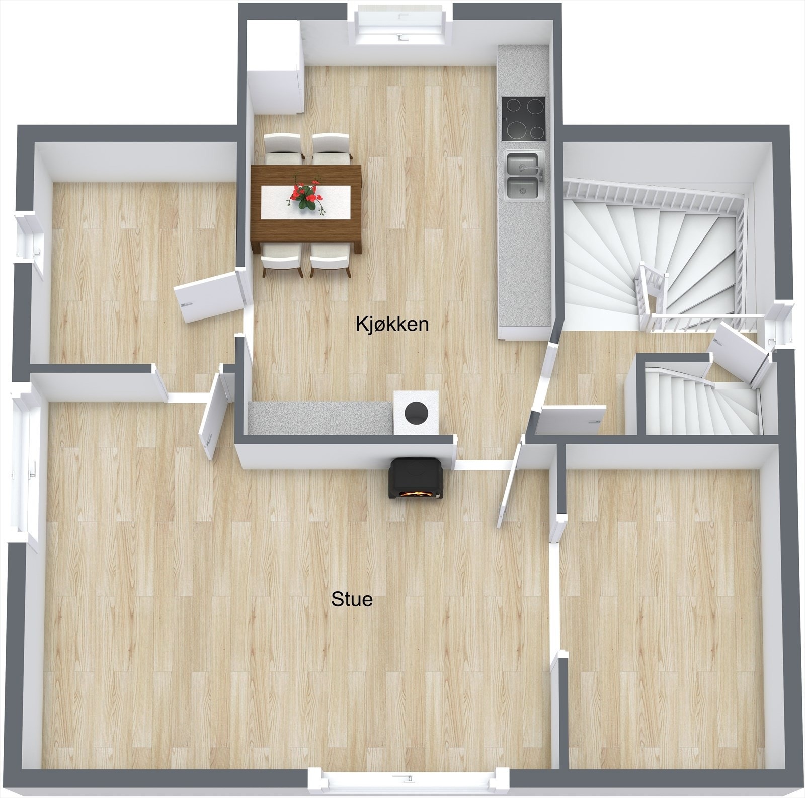 3D 2. etg. Galleribilde