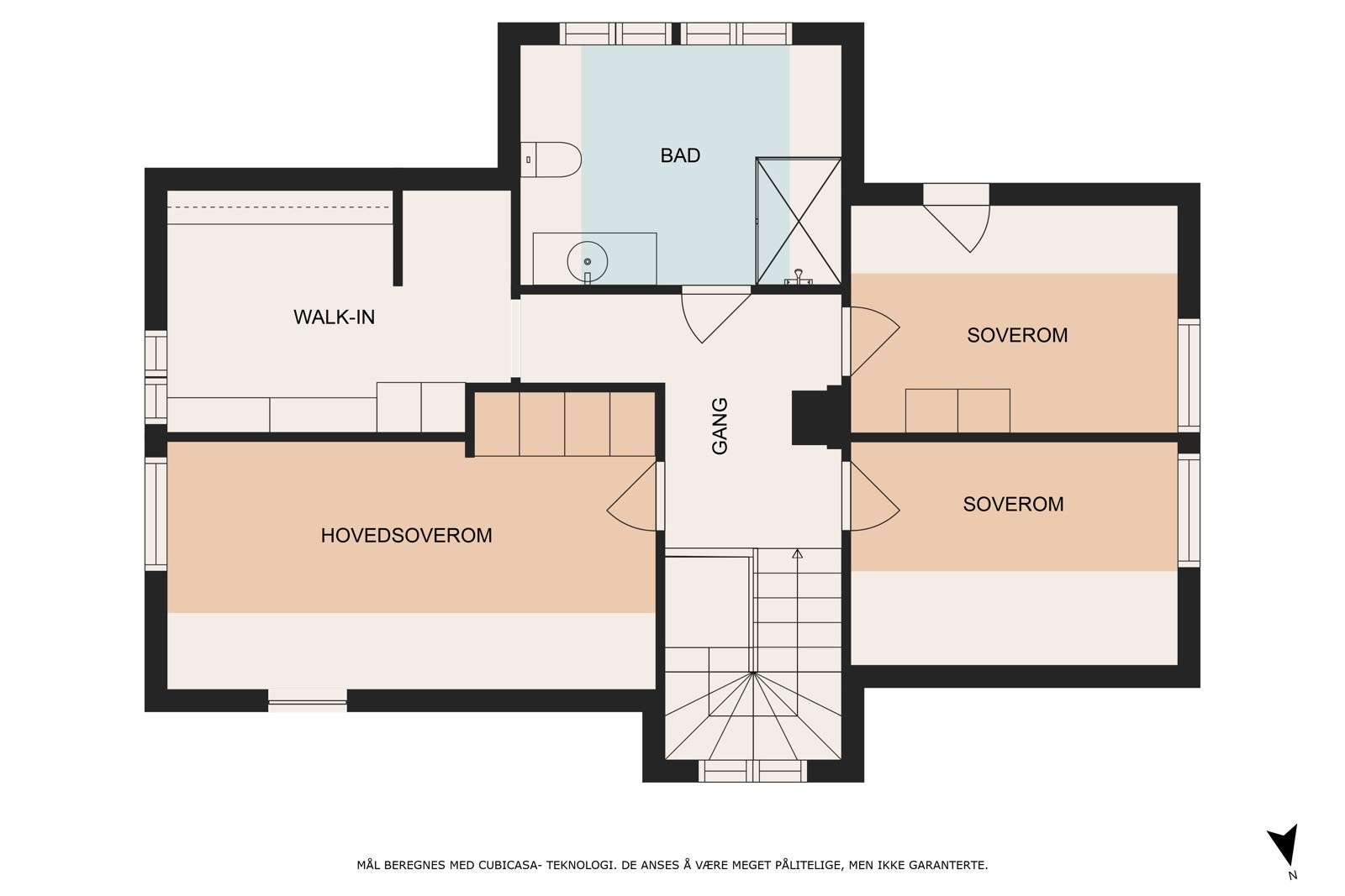 Plantegning 2. etasje Galleribilde