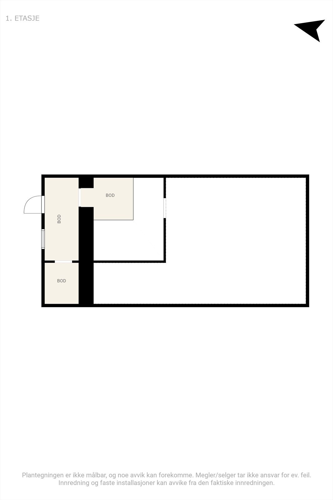 Plantegninger kjeller i hovedhus. Galleribilde