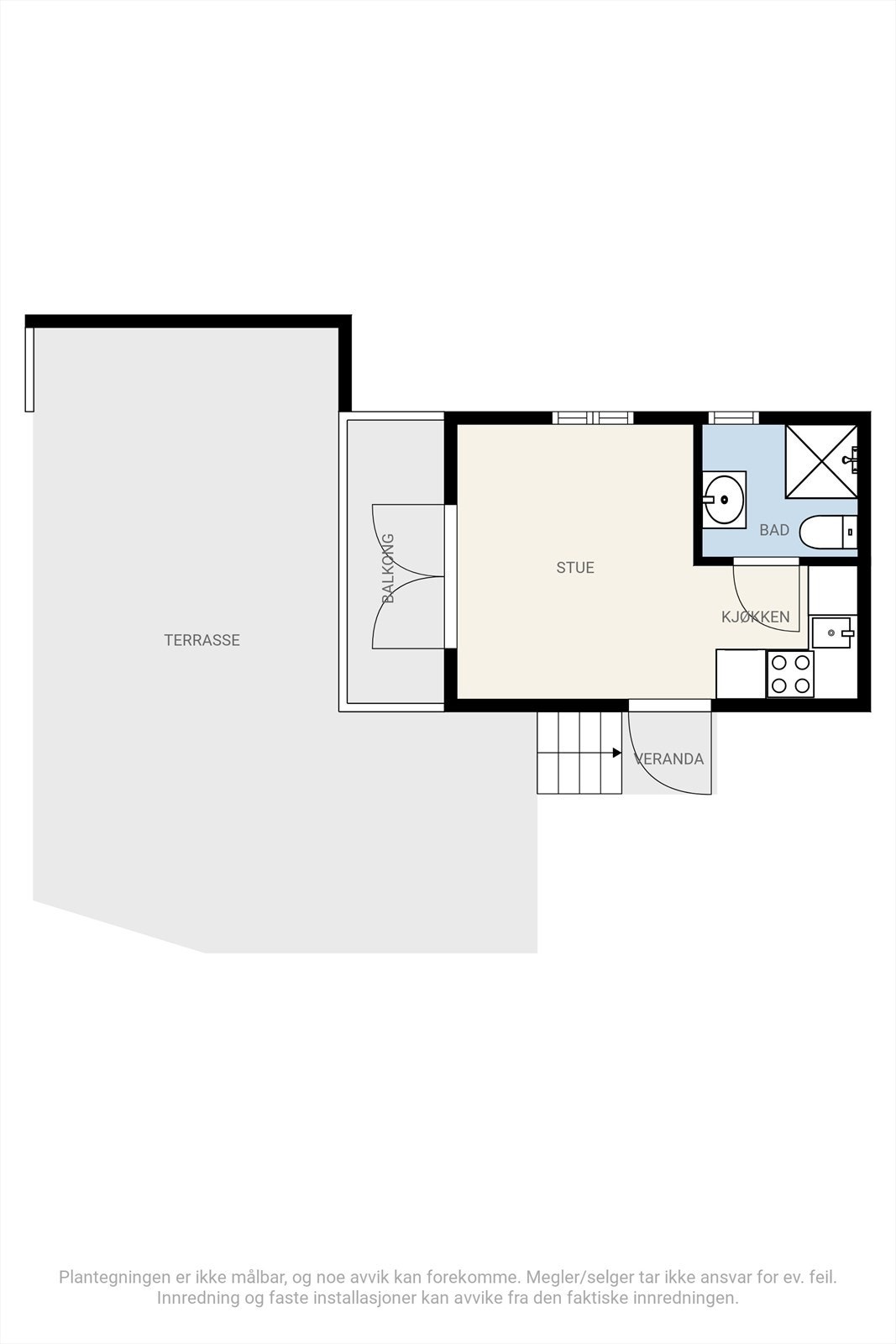 Plantegning anneks. Galleribilde