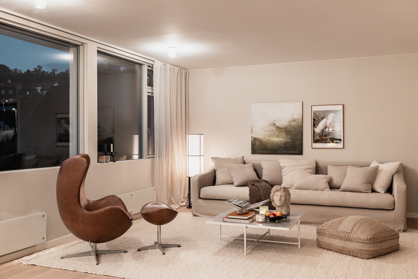 Rolig og avslappende stemning. Galleribilde