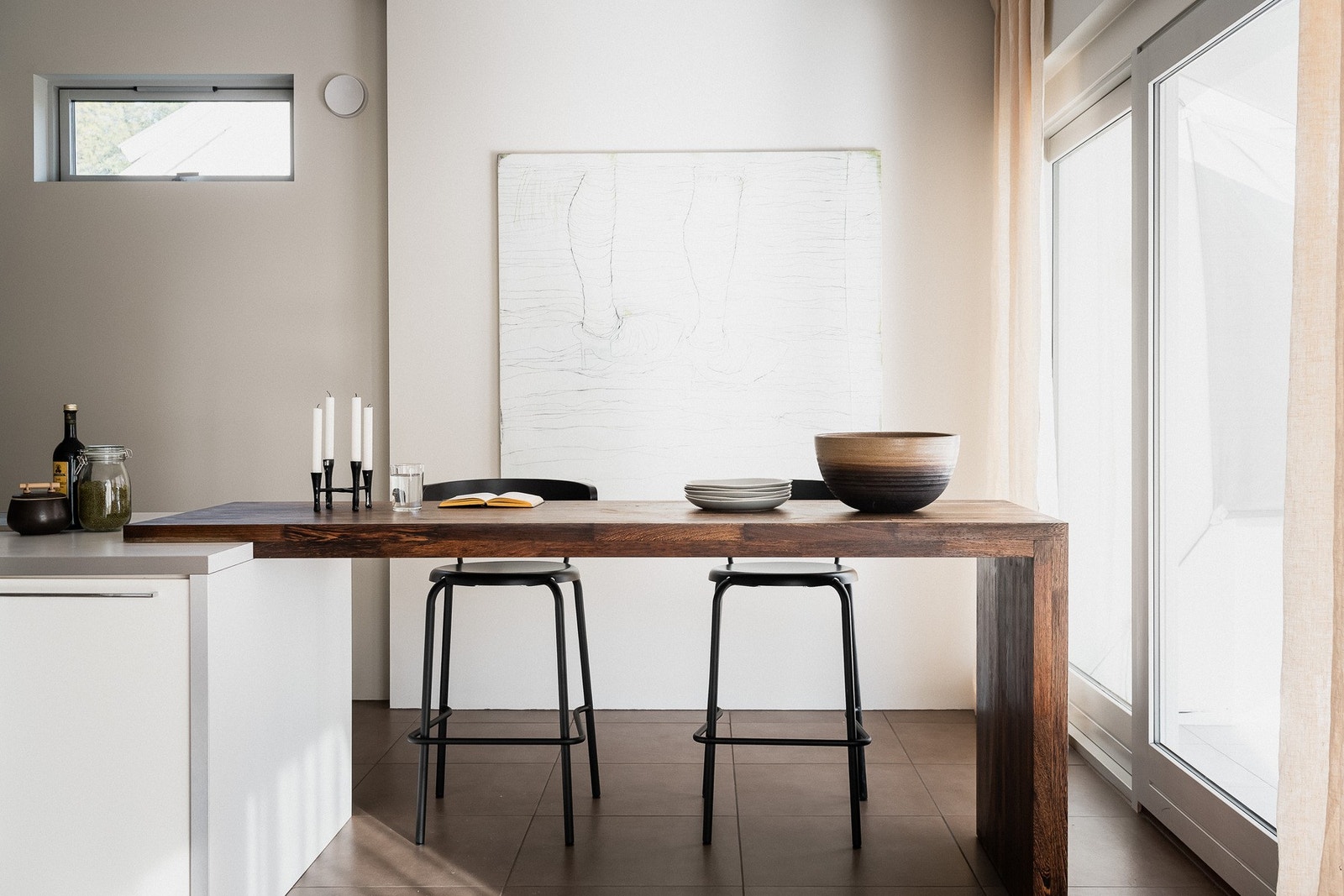 Hyggelig spiseplass - ypperlig. for forkoster. Galleribilde