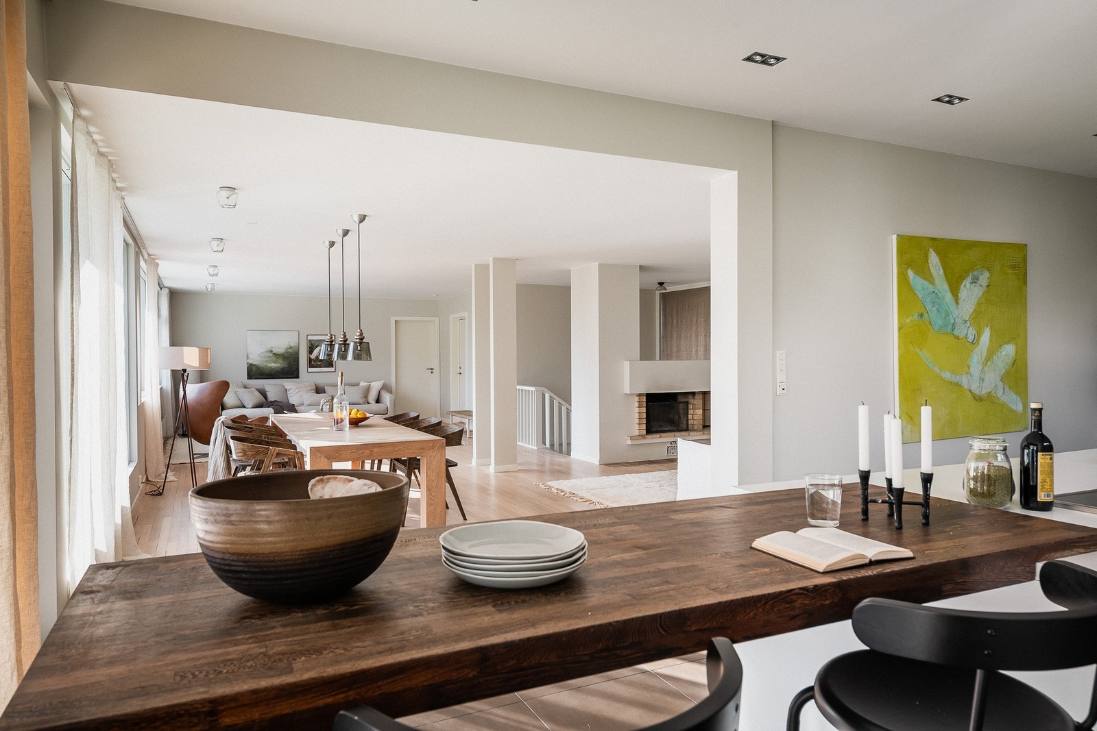 Åpent utsyn fra sitteplassen til den sosiale sonen. Galleribilde