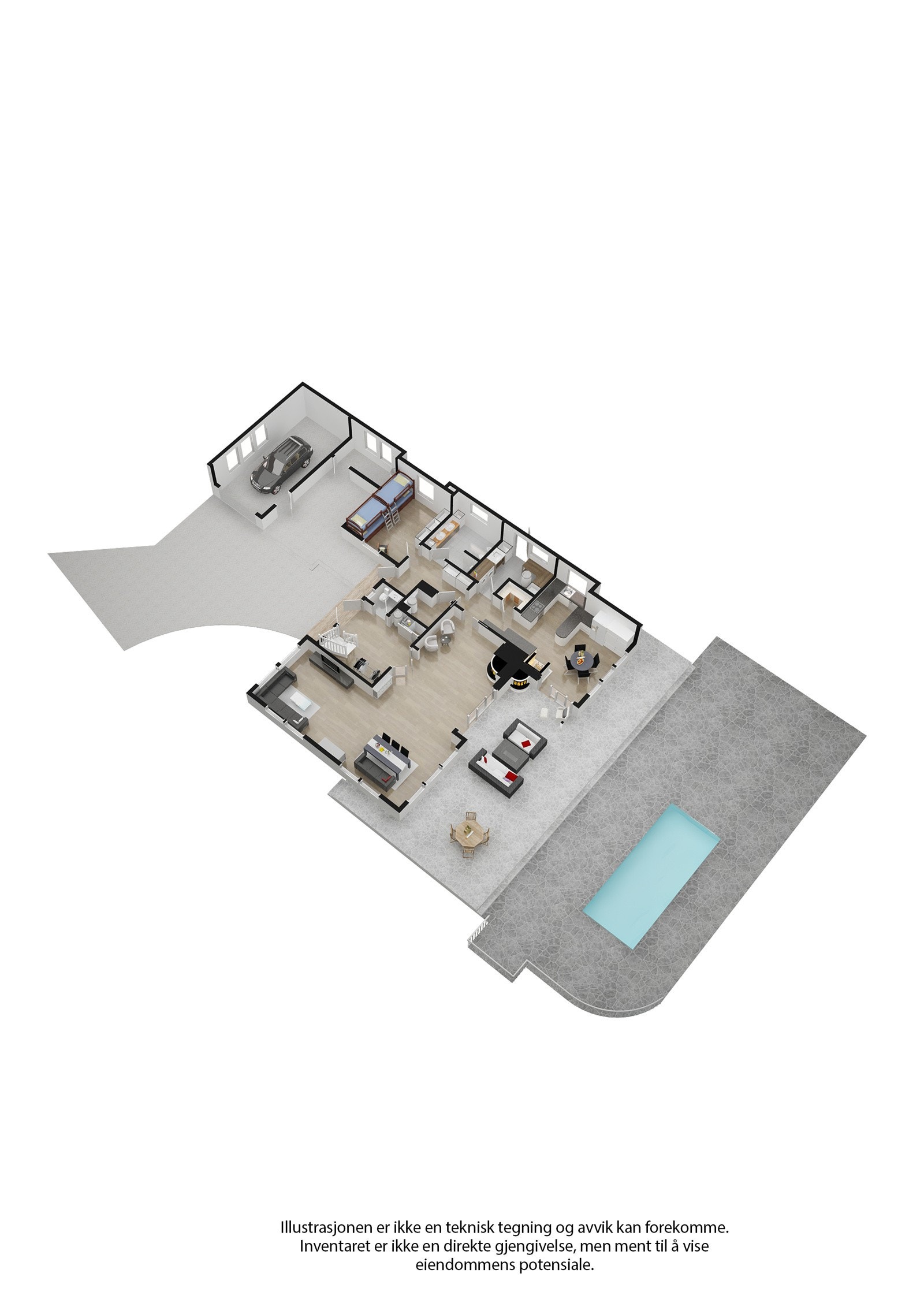 Plantegning hovedetasje Galleribilde